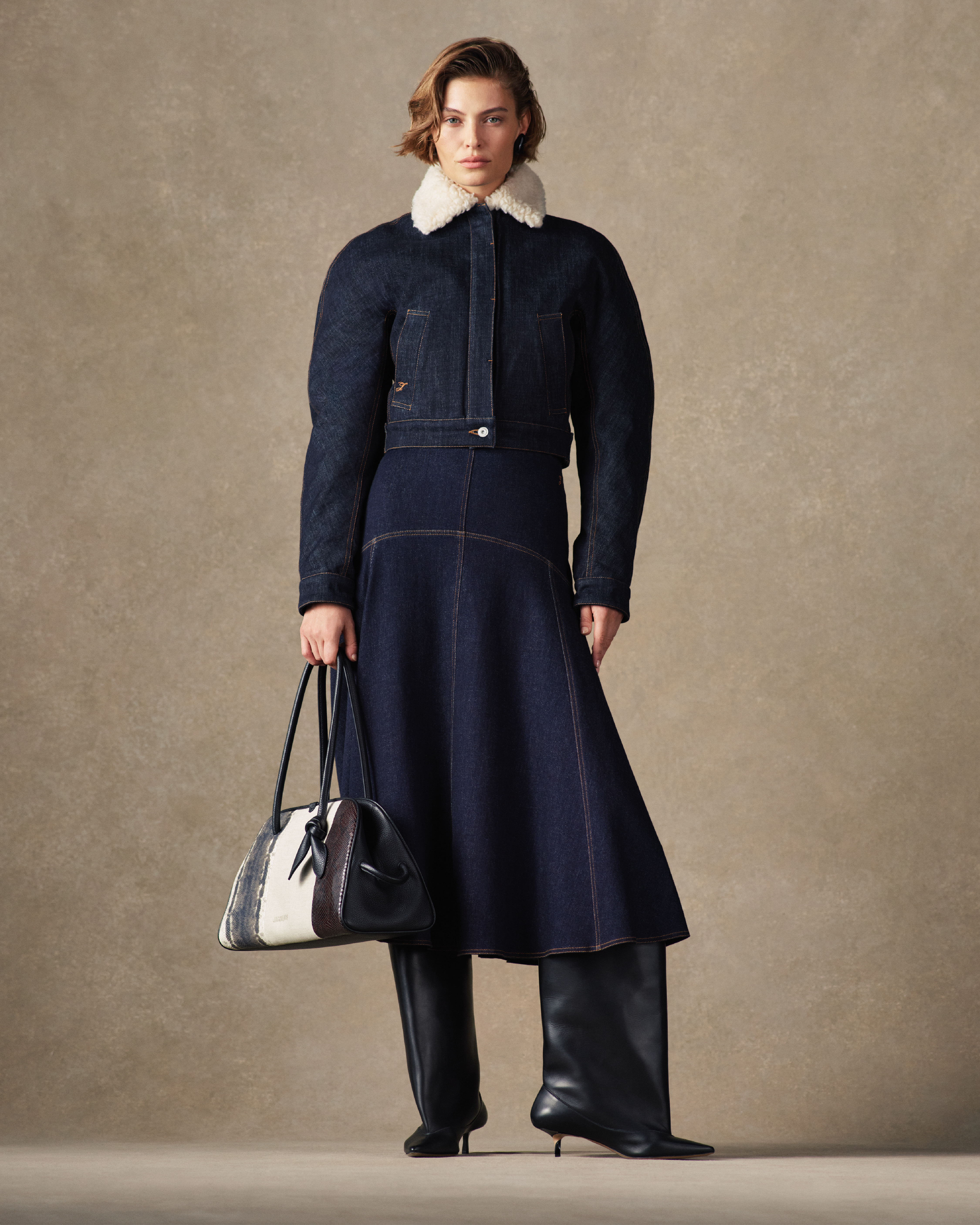 The Triangle De-nîmes Denim Skirt