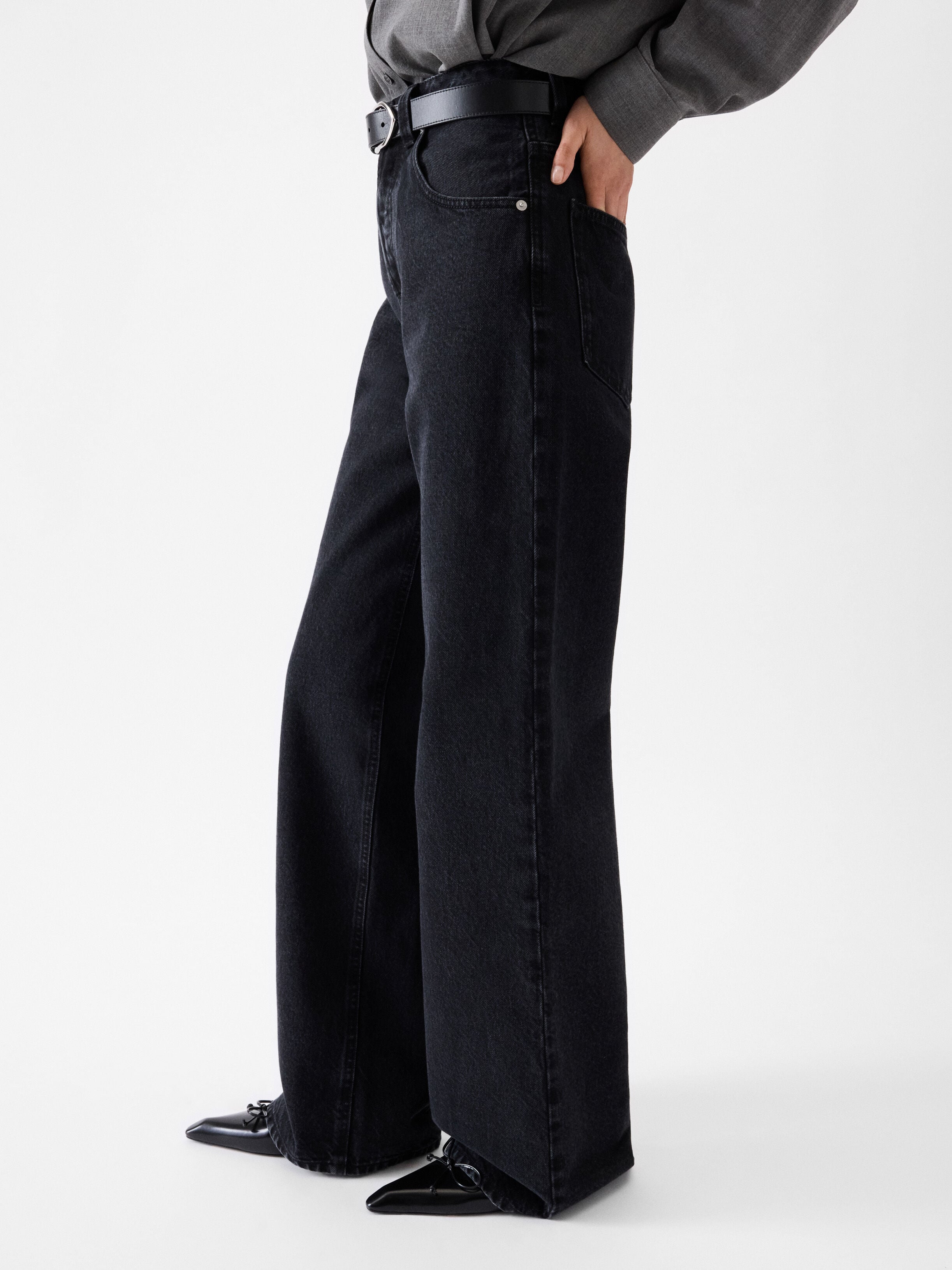 The Wide De-nîmes Denim Pants