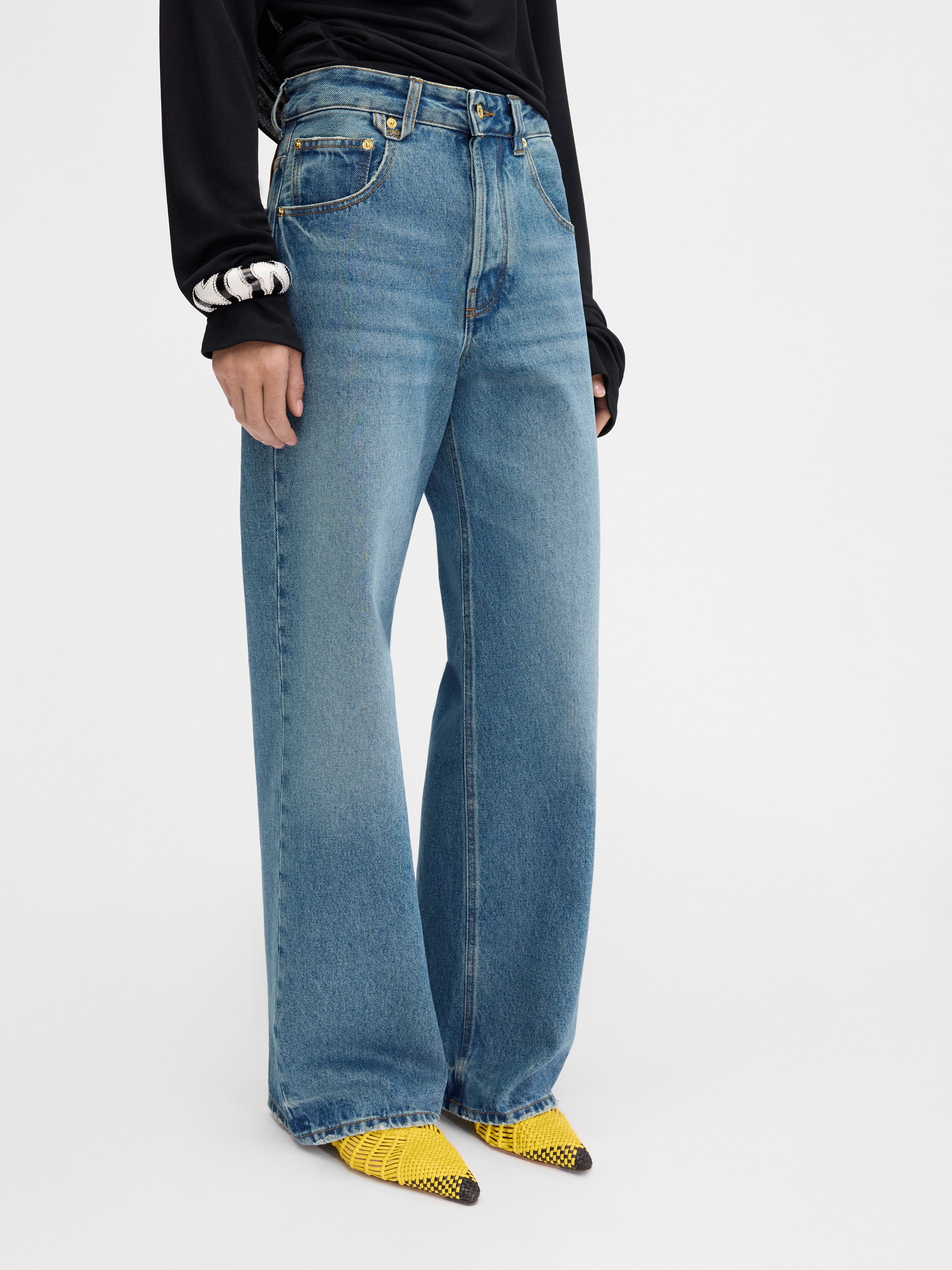 The Wide De-nîmes Denim Pants