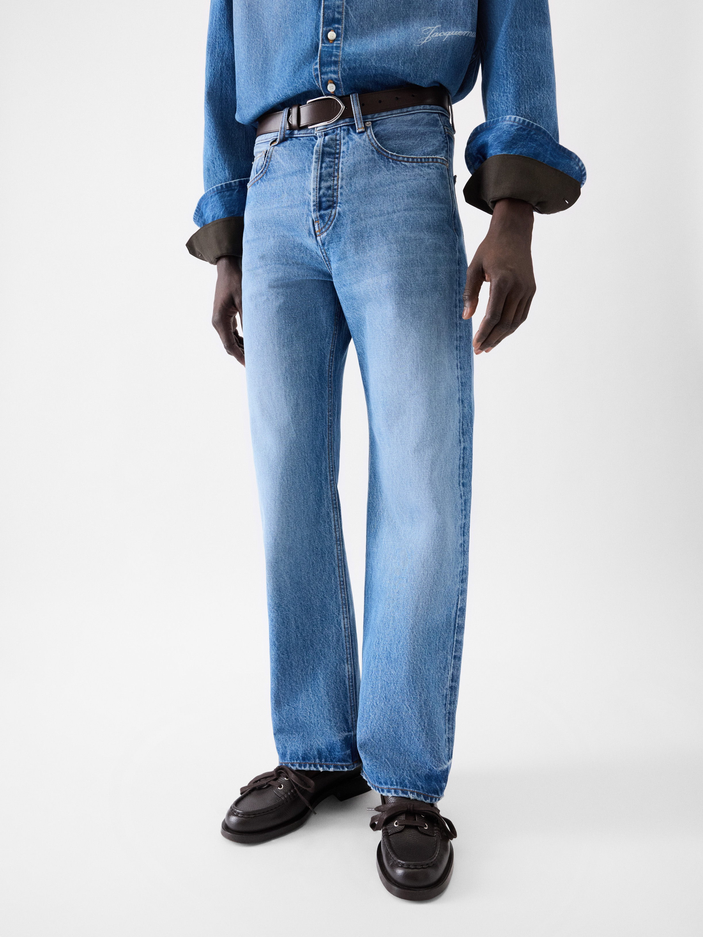 The Straight De-nîmes Denim Pants