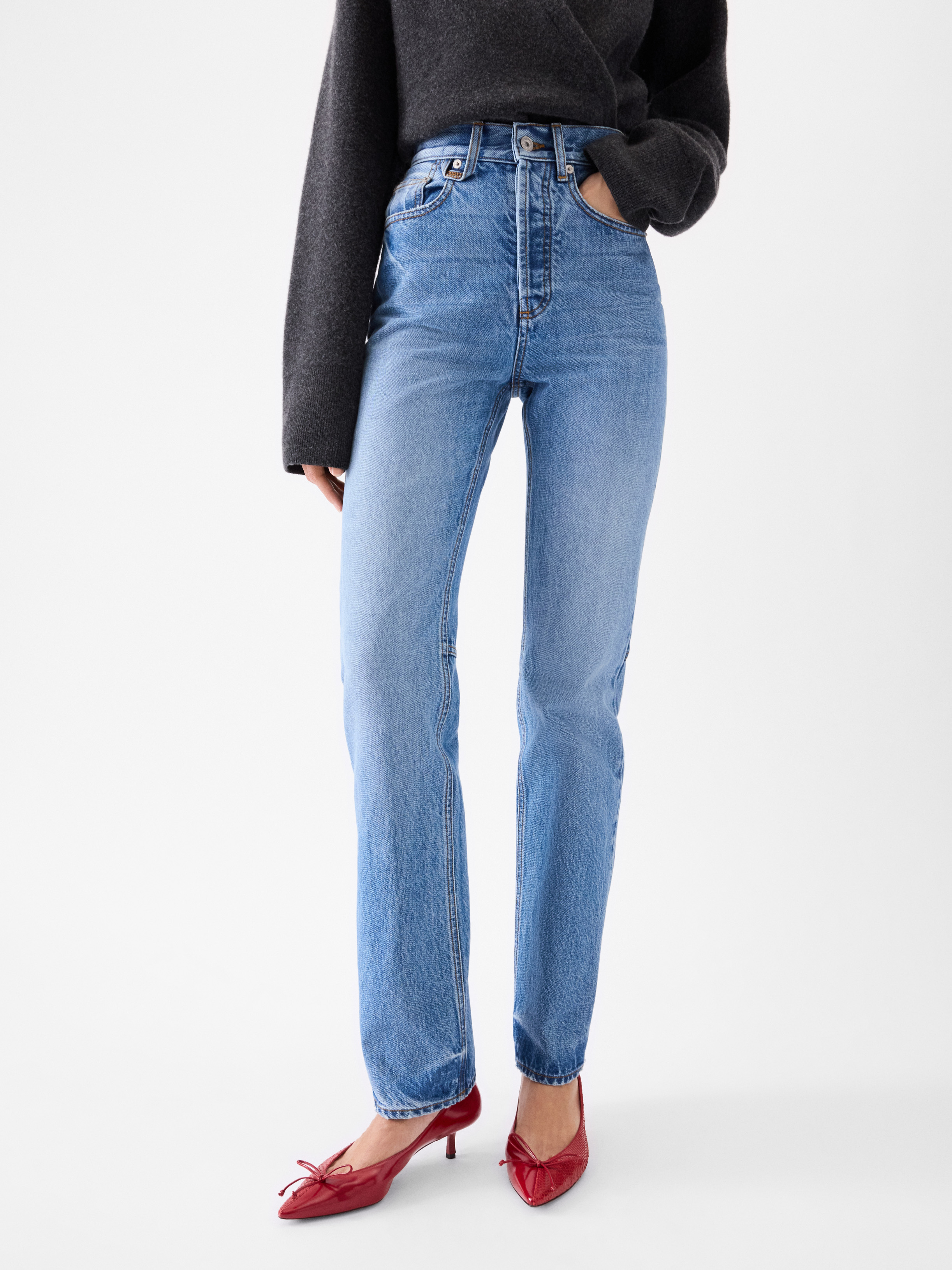 The Straight De-nîmes Denim Pants