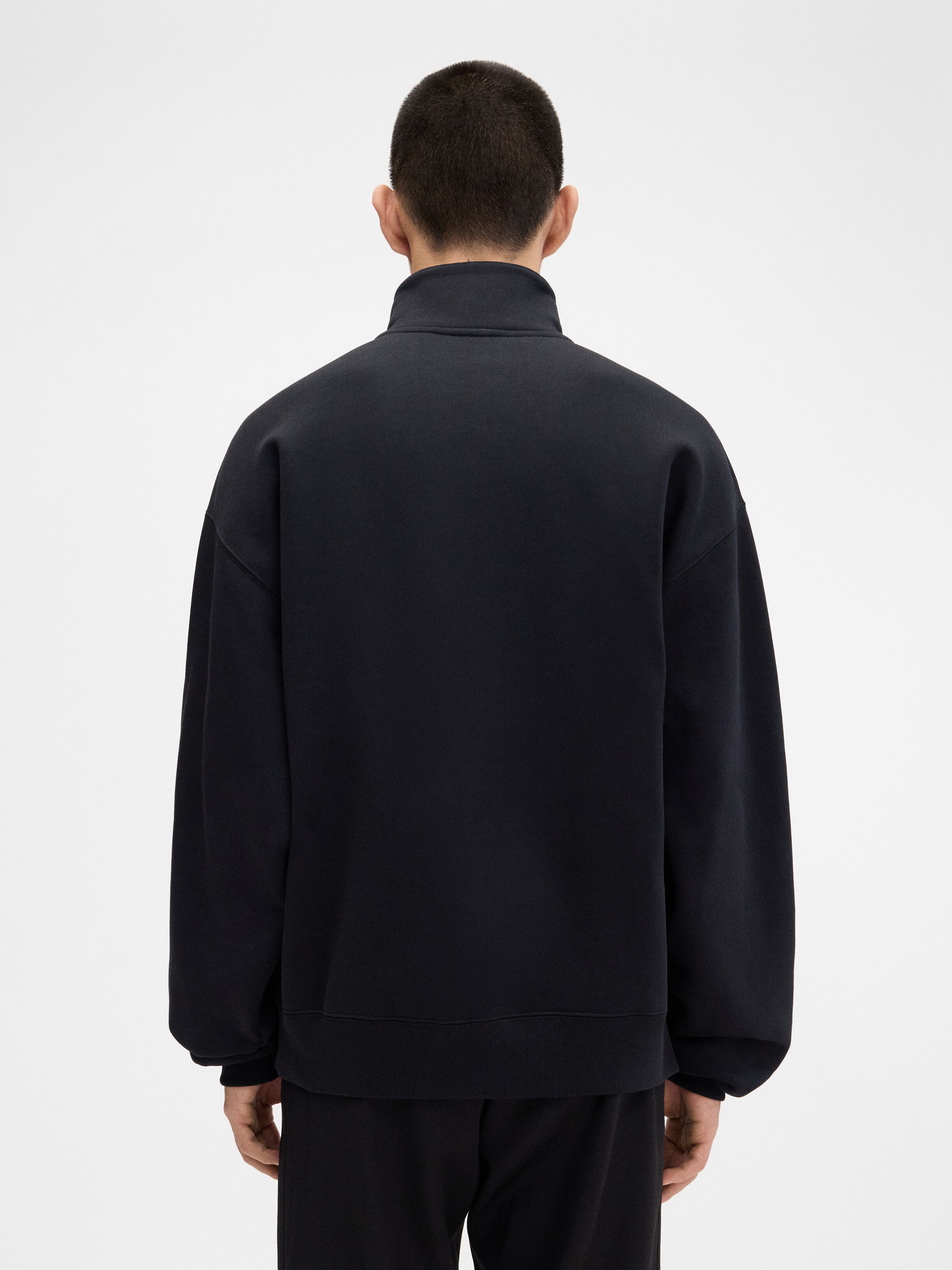 The Gros Grain Zipped-rollneck Sweatshirt