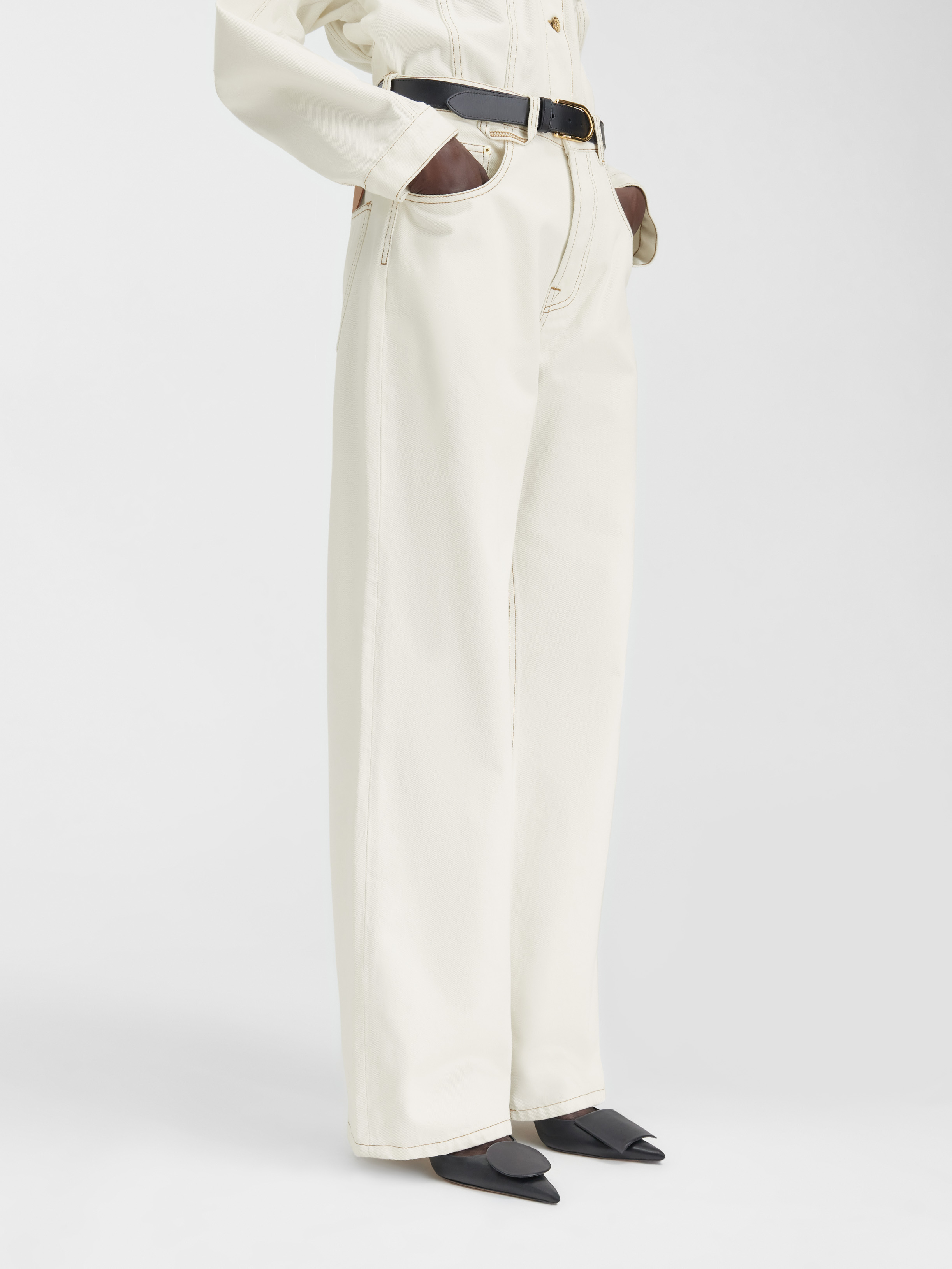 The Wide De-nîmes Denim Pants