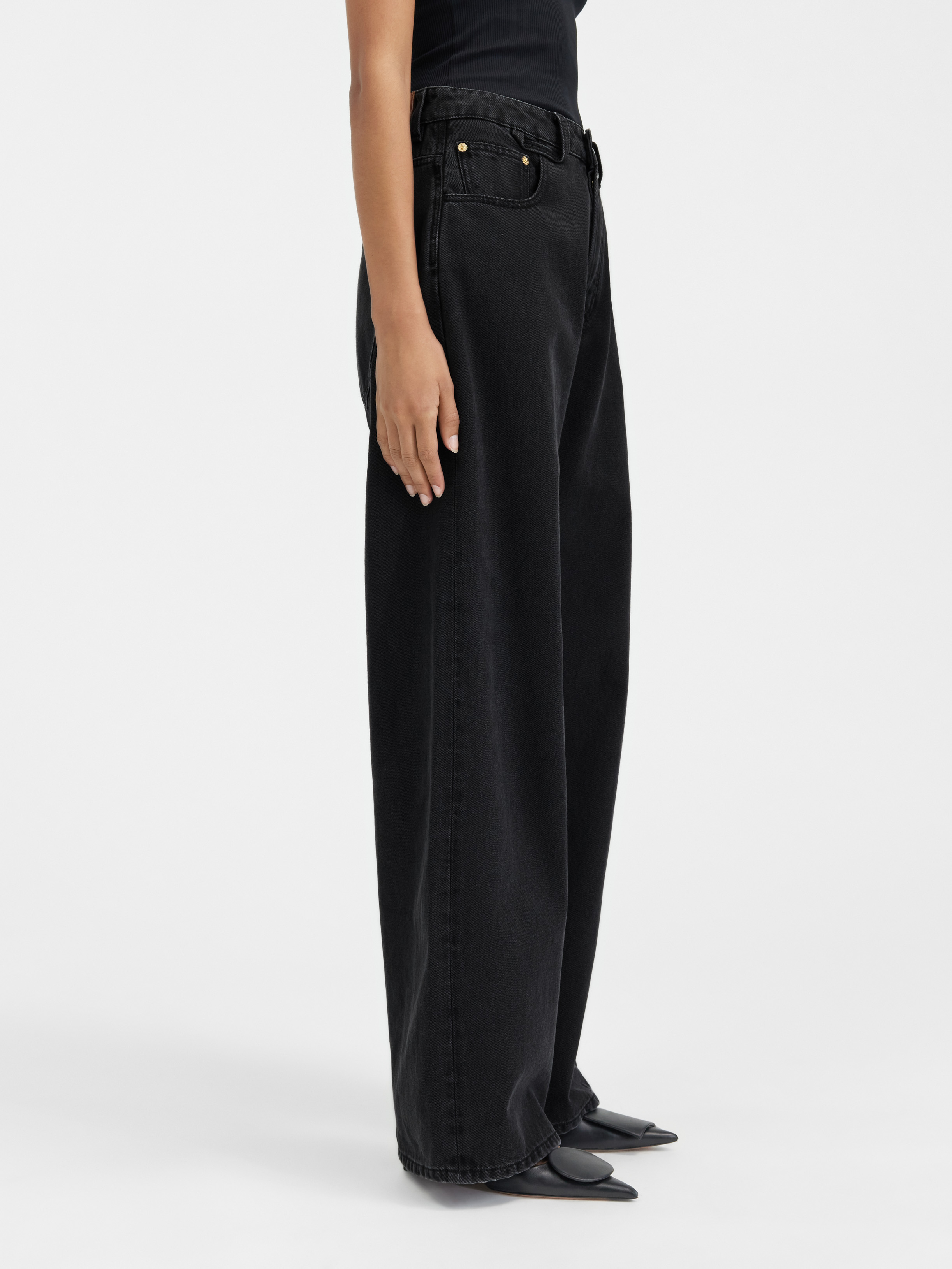 The Wide De-nîmes Denim Pants
