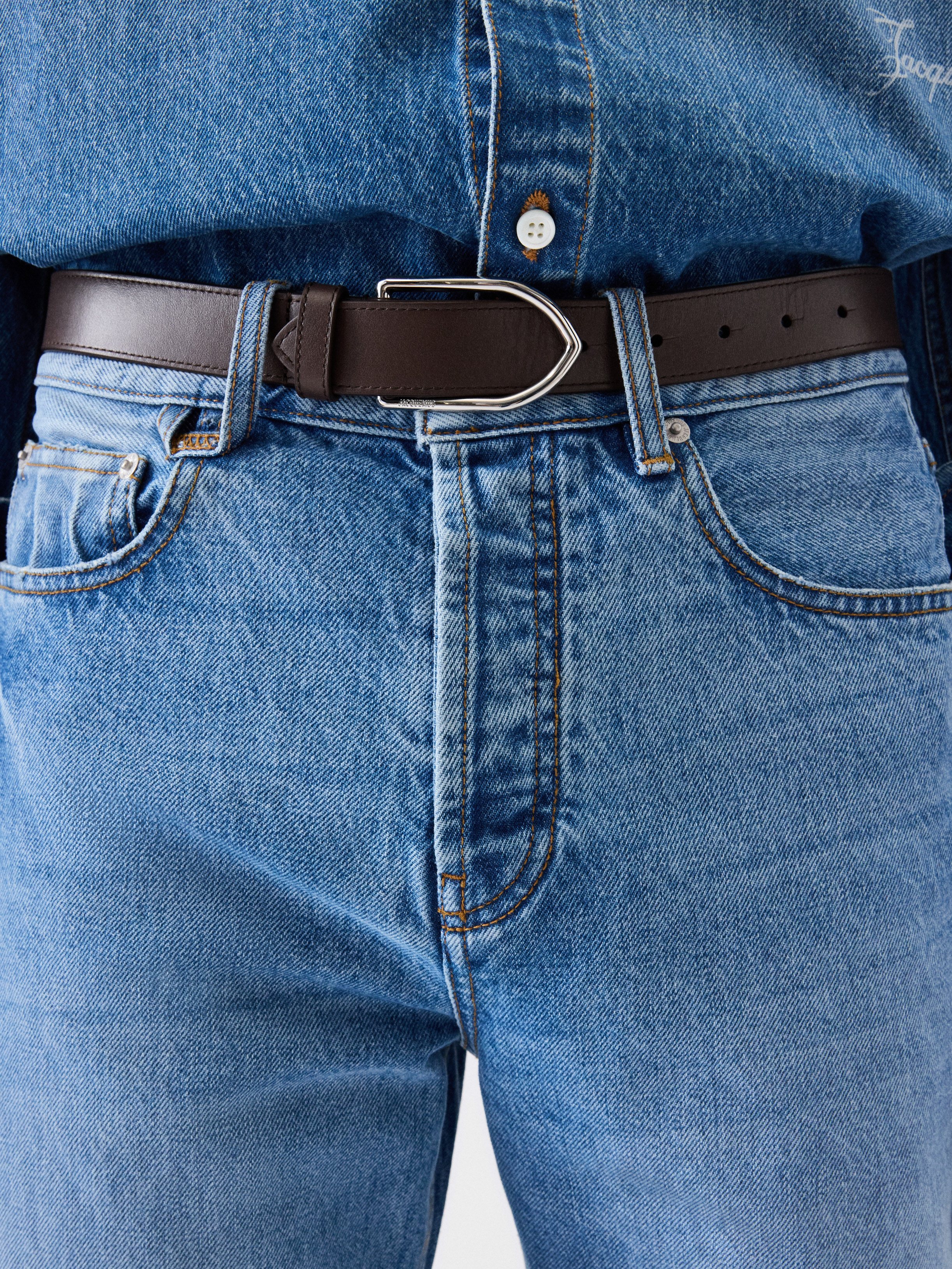 The Straight De-nîmes Denim Pants