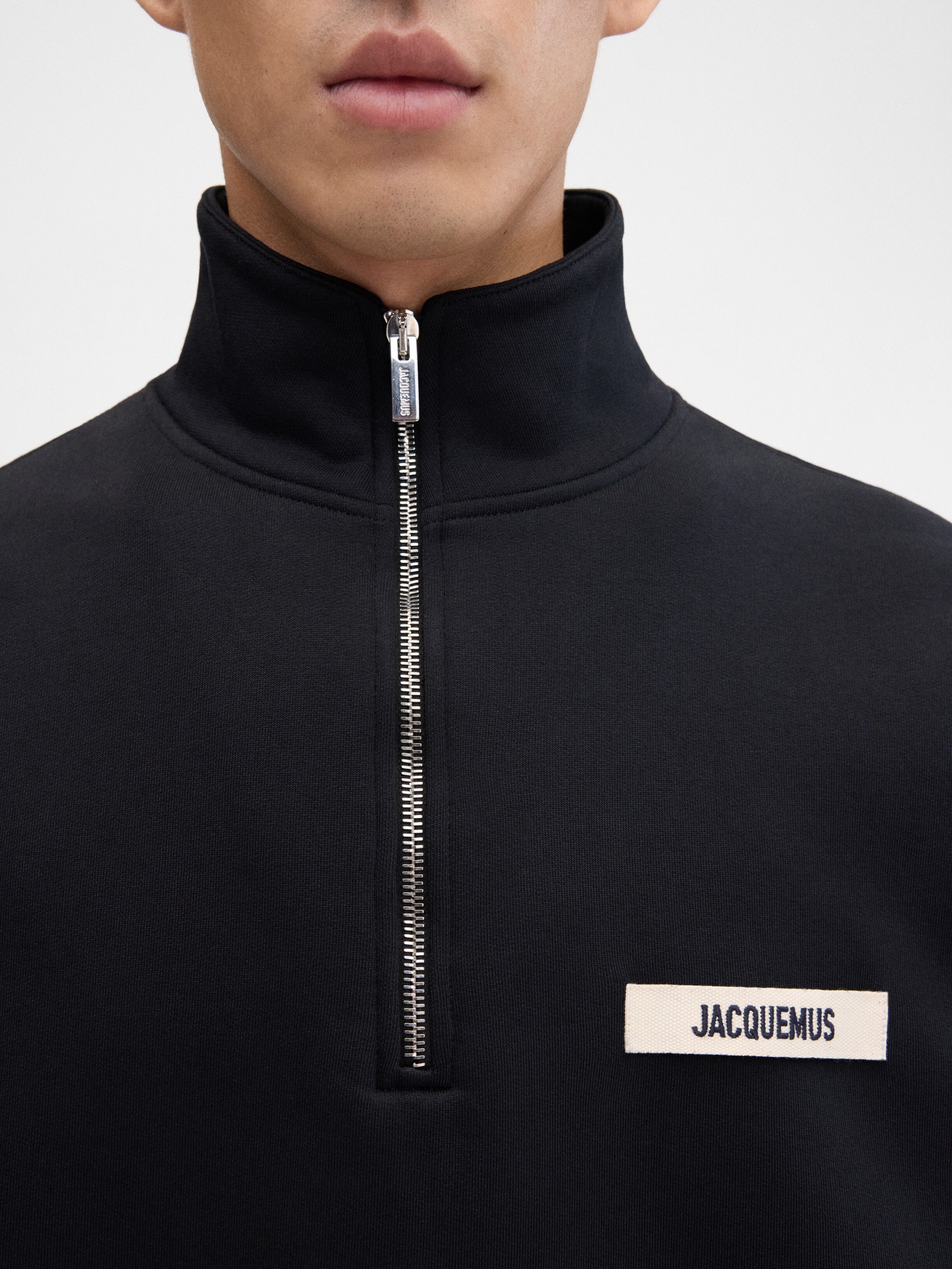 The Gros Grain Zipped-rollneck Sweatshirt