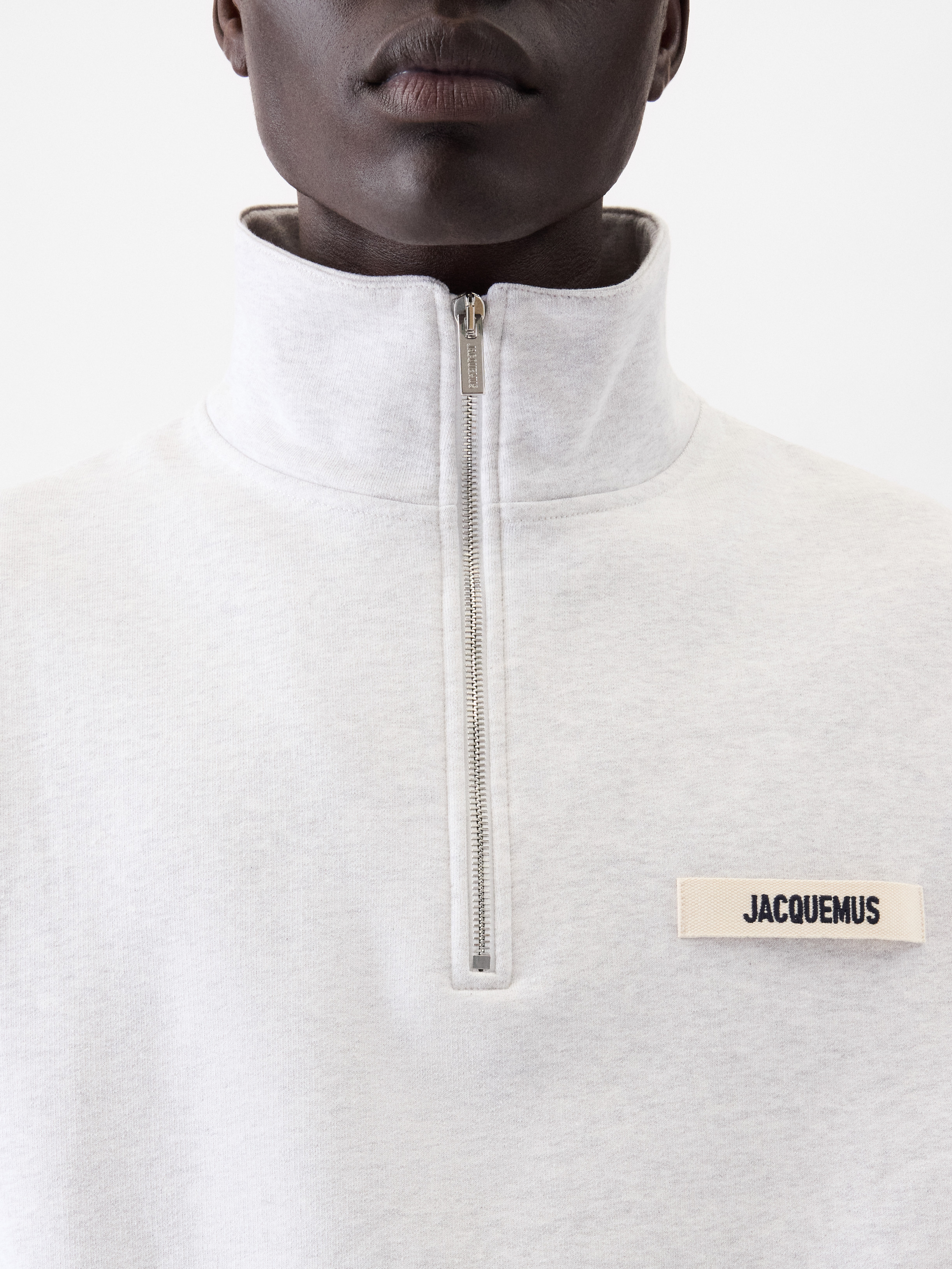 The Gros Grain Zipped-rollneck Sweatshirt
